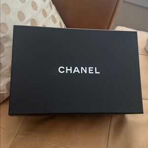 Chanel Classic Black Shoe Box